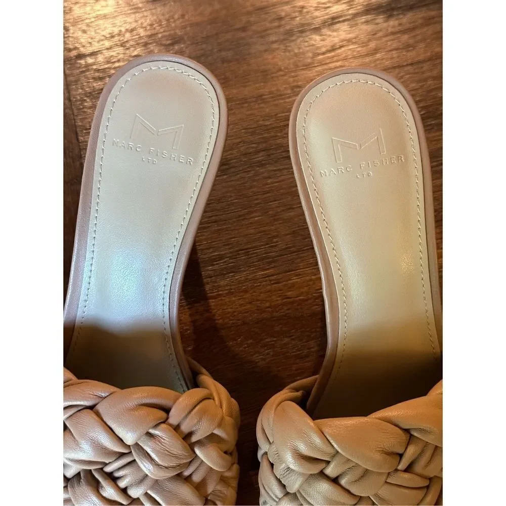 Marc Fisher LTD Draya braided square toe slide - Picture 2 of 5